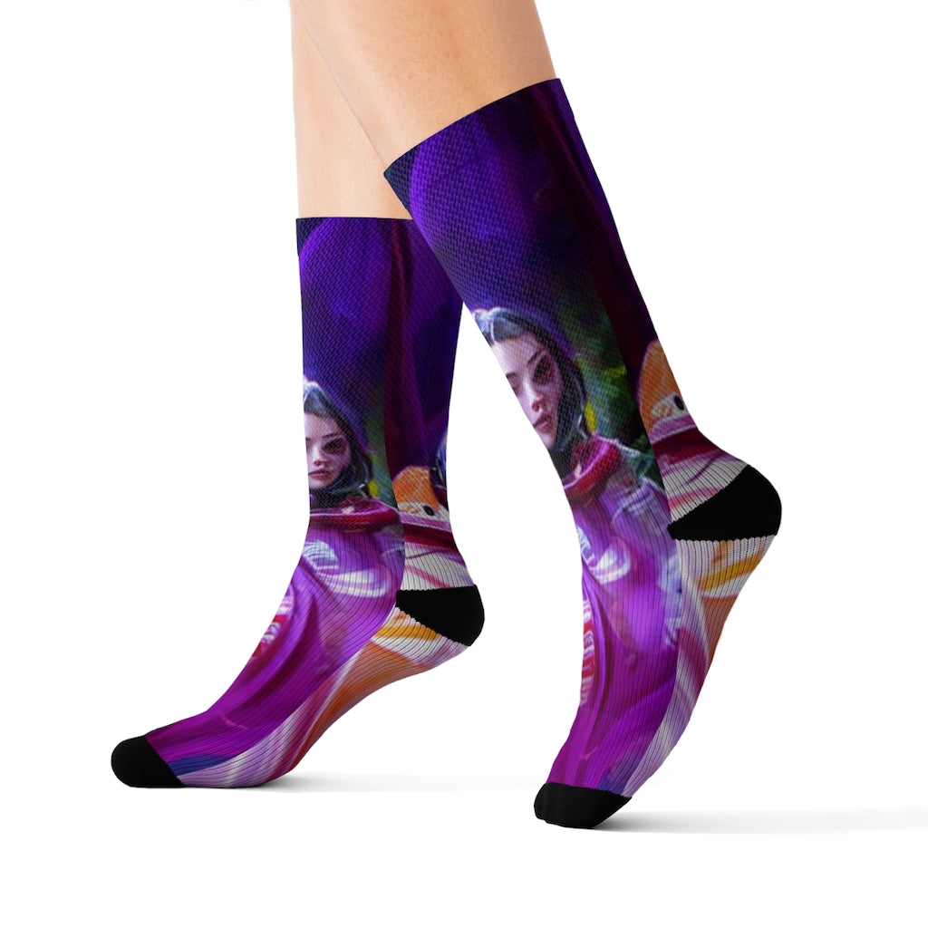Sublimation Socks - Guardians of Outer Dimensions - #004 - Spoiled Robots