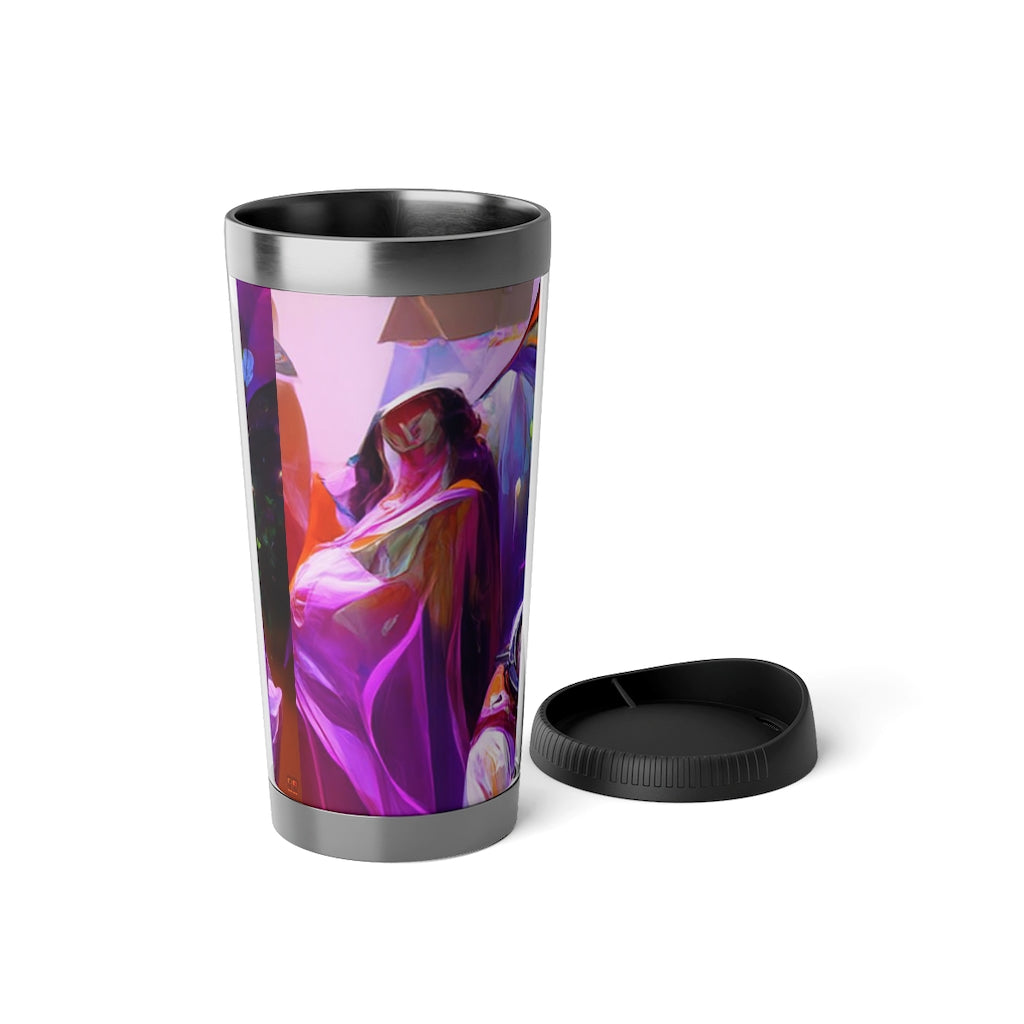 Stainless Steel Travel Mug with Insert - #004 - Guardians of Outer Dimensions - Spoiled Robots