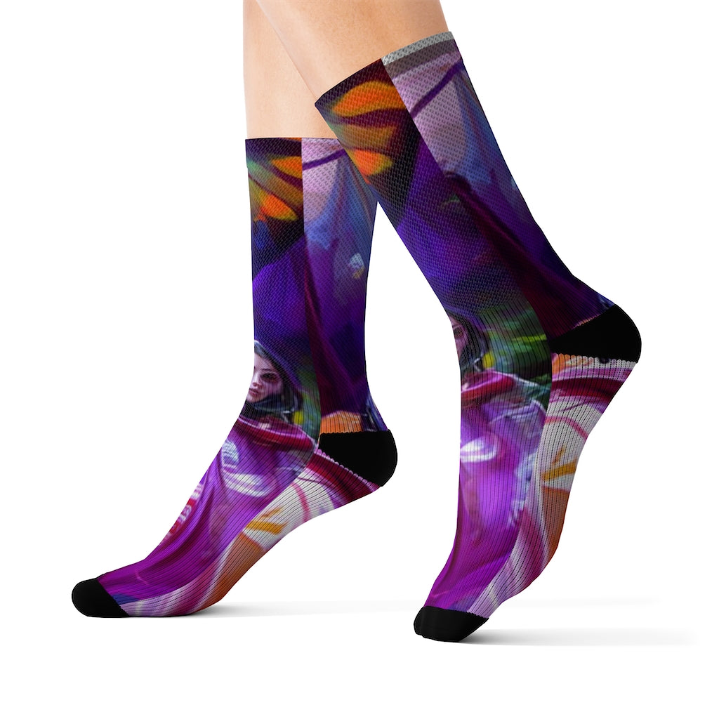 Sublimation Socks - Guardians of Outer Dimensions - #004 - Spoiled Robots