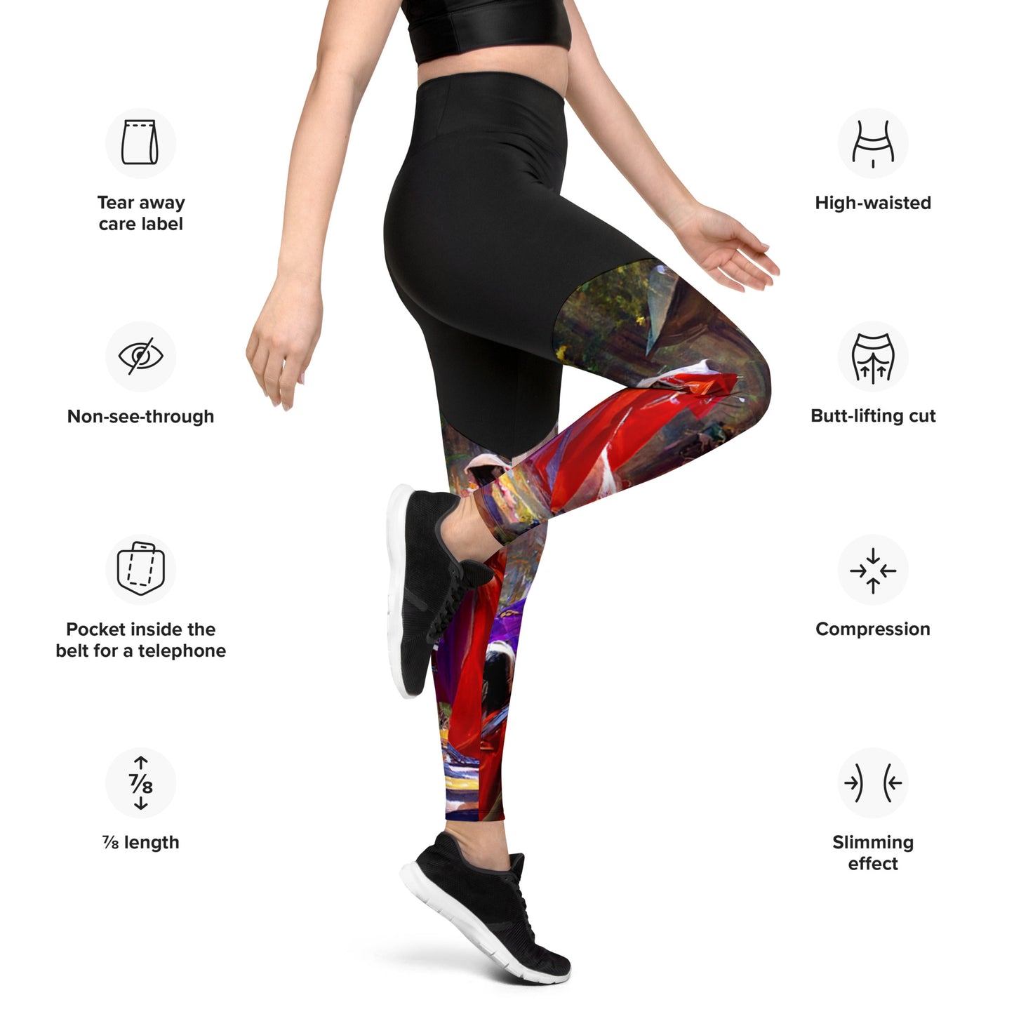 Sports Leggings - Guardians of Outer Dimensions - #011 - Spoiled Robots