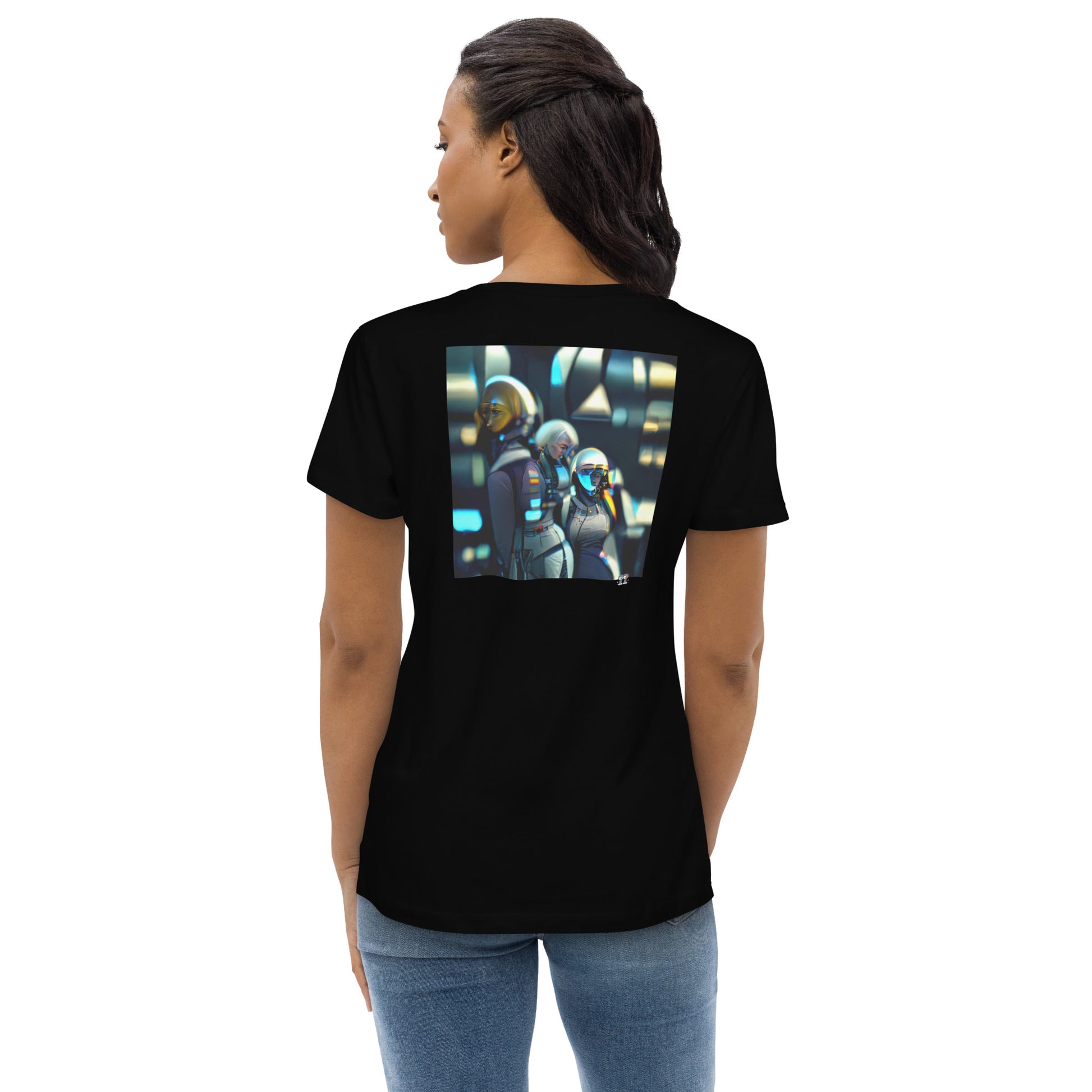 Fall 2022 - Women's fitted eco tee - Spoiled Robots